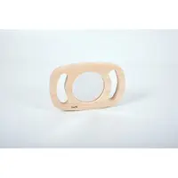 TickiT Makkelijk vast te houden houten Handspiegel