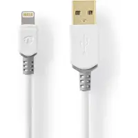 Ginza.se Lightning Kabel | Apple Lightning 8-Pins naar USB-A Male | 3 m | 1 stuks - CCBW39300WT30 CCBW39300WT30