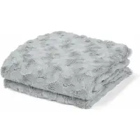Dutch decor - LUGGA - Plaid 130x180 cm - mist grijs - Deken