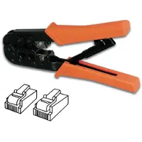 Velleman Krimptang voor modulaire connectoren 6p4c (rj11), 6p6c (rj12), 8p8c (rj45)