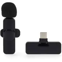 Nedis Microfoon | Gebruikt voor: Notebook / Smartphone / Tablet | Draadloos / USB Type-C | USB-C Female | Aan/uit knop - MICW110BK