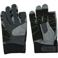 Lalizas Cut Amara Gloves Wit,Zwart M