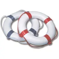 Trem Reddingsboei rond PVC