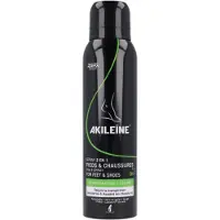 Akileine 3 in 1 Spray for Feet & Shoes 150 ml Doseerspray