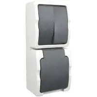 Ratio WD Combinatie WCD + Serieschakelaar Opbouw Verticaal