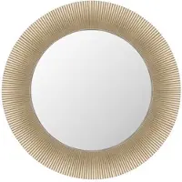 Kartell All Saints Mirror Without Lighting | Metallic Gold