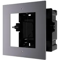 HIK VISION Accessoires voor gebouwbeveiliging, DS-KD-ACF1/Black Deurstation inbouwframe 1-voudig