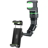 XO - Universele Telefoonhouder Auto - Stevig onder je binnenspiegel - Navigatie & Dashcam in één - Telefoonhouder- Telefoonhouder voor aan Spiegel