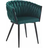 Leobert ORION Stoel Groen – Tijdloos Design met Stijlvolle Stiknaden, Ergonomisch en Duurzaam, Geschikt voor Woonkamer, Eetkamer of Wachtkamer, Max. 110 kg