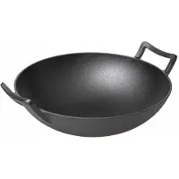 Blackwell Wokpan / Wadjan Gietijzer ø 36 cm / 6.5 liter - geschikt voor alle warmtebronnen - zonder anti-aanbaklaag