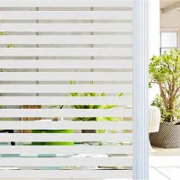 Homewell Raamfolie HR++ 70x300cm - Zonwerend & Isolerend - Statisch - Strepen