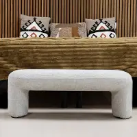 Giga Meubel HUIZEDOP Bank Raven Beige 110cm