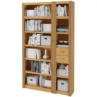 Notio Living Billie-Wandunit S Boekenkast in klassiek landhuisdesign van grenenhout