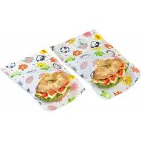 Bee's Wax Vershoudzakje Sandwich & Snack Zakje Kids Multi (2-Delig)