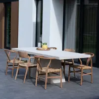Giga Meubel Tuintafel Avia Rechthoek Beige 160cm
