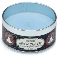 Goloka Zeven Chakras Paraffine Wax Geurkaars in blik