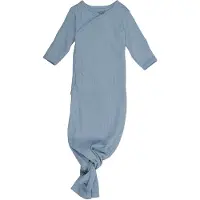Lodger Hopper - Newborn Slaapzak - Blauw - 0.3 TOG - 62cm - Biologisch Katoen - Hydrofiel - Slaapzak baby