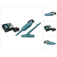 Makita DCL 180 RF1 accu stofzuiger 18 V groen + 1x oplaadbare accu 3.0 Ah + lader