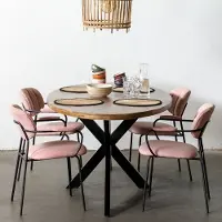 Giga Meubel Eettafel Max Ovaal Visgraat 240cm