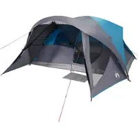 vidaXL Gezinstent 6-persoons waterdicht blauw