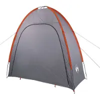 vidaXL Opbergtent waterdicht grijs en oranje