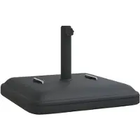 vidaXL Parasolvoet met handvatten voor stok Ø38 / 48 mm 27 kg vierkant