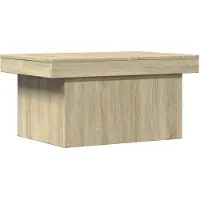 vidaXL Salontafel 100x55x40 cm bewerkt hout sonoma eikenkleurig