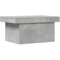 vidaXL Salontafel 100x55x40 cm bewerkt hout betongrijs
