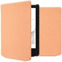IMoshion Canvas Sleepcover Bookcase voor de Pocketbook Verse / Verse Pro / Verse Pro Color / Vivlio Light / Light HD - Peach
