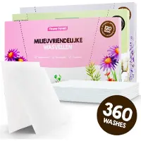 Mr. Green Mind Proefpakket Wasstrips ECO 360 Wasbeurten in 3 Geuren Milieuvriendelijke Wasmiddeldoekjes Wasvellen Wasmiddel Voordeelverpakking incl. wasverzachter wasdoekje