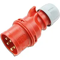 Pce Industriële CEE Stekker 32A 4P 400V IP44 Rood - 024-6V