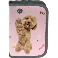 Animal Pictures Gevuld Etui, Pup- 19,5 x 13 x 3,5 cm - 22 stuks - Polyester