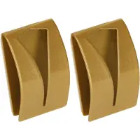 EAVY Handdoekhouders 2 stuks - Zelfklevend - Goud - RVS - Handdoek Klem - Handdoek Haak