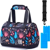 Brisby 4 Laags Geïsoleerde Koeltas - Lunchtas 10 Liter - Night Flower