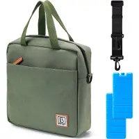 Brisby 4 Laags Geïsoleerde Koeltas - Lunchtas 7 liter - Groen