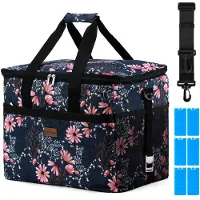 Packaway 4 Laags Geïsoleerde Koeltas - Lunchtas 40 liter - Japanese Flower