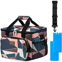Packaway 4 Laags Geïsoleerde Koeltas - Lunchtas 15 liter - Abstract kleur