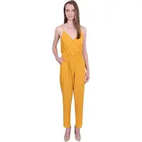 Sarcia.eu John Zack - Mosterdkleurige Jumpsuit / Broekpak