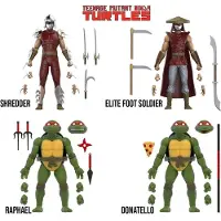 The Loyal Subjects Teenage Mutant Ninja Turtles BST AXN Action Figure 4-Pack Mirage Comics Shredder & Turtles Exclusive 13 cm