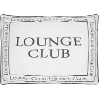 Mars & More Lounge Club outdoor buitenkussen wit 50x70cm
