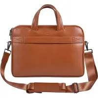 Uniq Accessory 15.6 inch leren laptoptas - Bruin