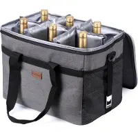 Packaway 4 Laags Geïsoleerde Koeltas - Lunchtas 30 liter - Inclusief Divider - Grijs