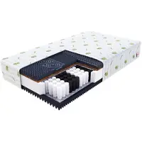 FDM MORK Matras 90x200 cm - Hoogte 24 cm H3 en H4 - Pocketvering Matrassen - Dubbelzijdig - 7 zones - Antiallergisch