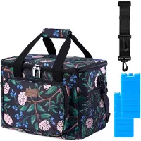 Packaway 4 Laags Geïsoleerde Koeltas - Lunchtas 15 liter - Passion Flower