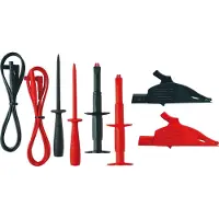 Benning TA 3 Veiligheidsmeetsnoerenset Banaanstekker 4 mm Banaanstekker 4 mm 1.00 m Rood, Zwart 1 set(s)