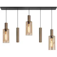 Highlight Hanglamp Perugia Brons 3x E27 2x Gu10