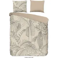 Good Morning Dekbedovertrek Sym Sand Katoen-240 x 200 / 220 cm | Lits-Jumeaux