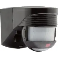B.E.G. PIR Bewegingssensor | Wand Opbouw IP54 10m Zwart | 91021