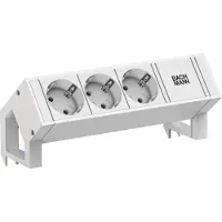 Bachmann DESK2, wit, 3x CEE7/3, 0,2 meter, GST18, RAL9010