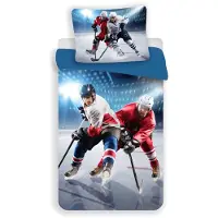 Sweet Home Kinderdekbedovertrek ijshockey - microvezel
